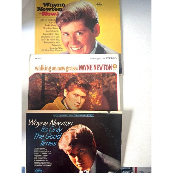 Wayne Newton Vinyl Record Trio: Showcases his Classic hits See Photos - Picture 1 of 6